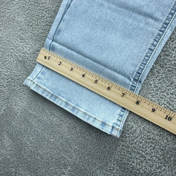 Frye Womens Stevie Wash Jeans Size 10/30 Light Blue Mid-Rise Cropped NWT 3036 - Picture 9 of 12